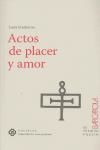 Portada de ACTOS DE PLACER Y AMOR