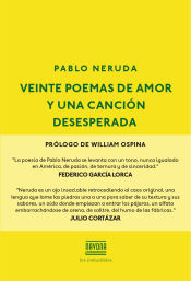 Portada de Veinte poemas de amor y una canción desesperada