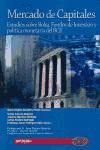 Portada de Mercado de capitales. Estudios sobre bolsa, fondos de inversión y política monetaria del bce