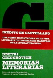 Portada de Memorias literarias