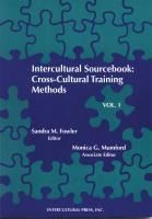 Portada de Intercultural Sourcebook
