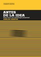 Portada de Antes de la idea (Ebook)