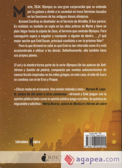 EL SOL Y LA MENTIRA. G. PARENTE, IRIA ; M. PASCUAL, SELENE. Libro en papel.  9788418440045