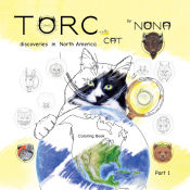 Portada de TORC the CAT discoveries in North America Coloring Book part 1