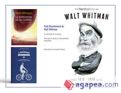 Pack bicentenario Walt Whitman