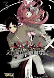 Portada de ACADEMIA NEOGÉNESIS EVANGELION: APOCALIPSIS 03