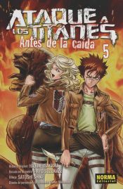 Portada de Ataque a los Titanes. Antes de la caída 05