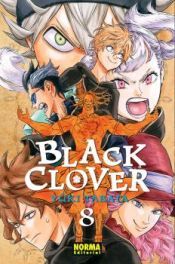 Portada de Black Clover 08