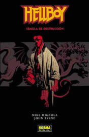 Portada de HELLBOY 01: SEMILLA DE DESTRUCCIÓN (Ed. Rústica)