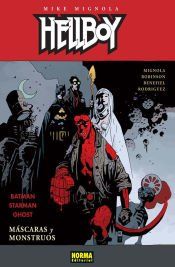 Portada de HELLBOY 14: MÁSCARAS Y MONSTRUOS (Ed. Cartoné)