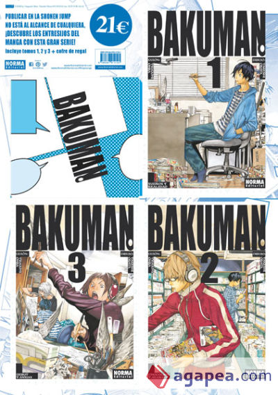 Pack Bakuman 01, 02 y 03
