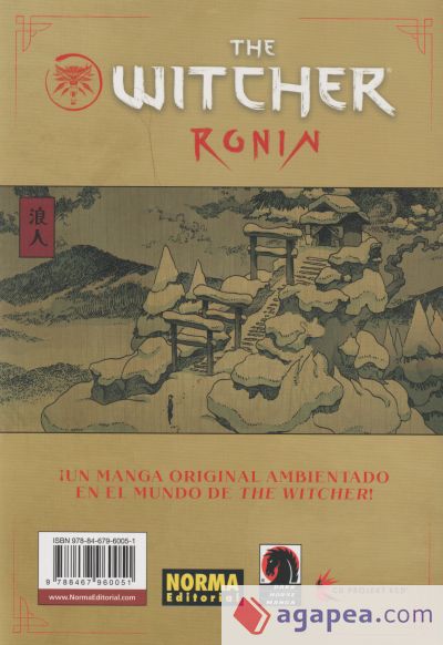 THE WITCHER: RONIN. EDICION RUSTICA (BN)