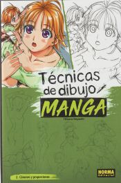 Portada de TÉCNICAS DE DIBUJO MANGA 02. CÁNONES Y PROPORCIONES