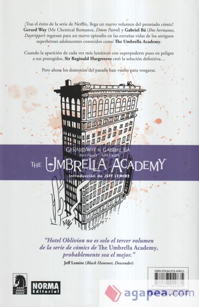 The Umbrella Academy 3 Hotel Oblivion Cartone