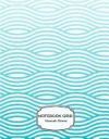 Notebook Grid: Wave Pattern: Notebook Journal Diary, 110 Pages, 8.5" X 11"