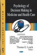 Portada de Psychology of Decision Making in Medicine and Health Care