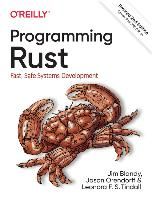 Portada de Programming Rust: Fast, Safe Systems Development