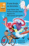 O Una Bruja En Bicicleta De Begon~a Oro Pradera