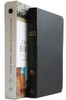 Portada de Biblia Rvr 1960 Letra Grande Tamaño Manual, Piel Premier Negro / Spanish Bible Rvr 1960 Handy Size Large Print Bonded Leather Black