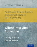 Portada de Anxiety and Related Disorders Interview Schedule for Dsm-5(r) (Adis-5l) - Lifetime Version: Client Interview Schedule 5-Copy Set