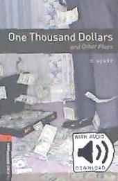Portada de One Thousand Dollars and Other Plays