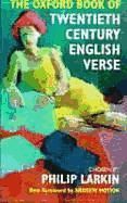 Portada de Oxford Book of Twentieth-century English Verse