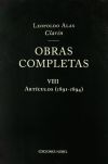Obras completas de Clarín VIII. Artículos 1891-1894