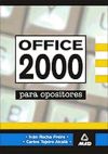 Officce 2000 para oposiciones