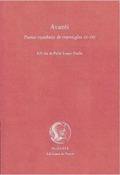 Portada de Avanti: poetas españoles de entresiglos XX-XXI