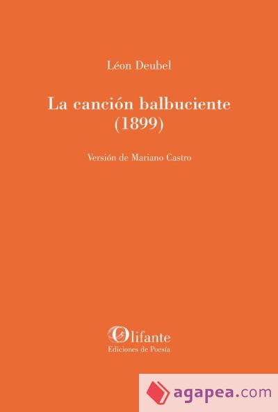 Canción del balbuciente (1899)