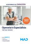 Operaria/o Especialista. Test Del Temario. Ayuntamiento De Zaragoza