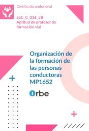 Portada de 1652. Organizaci&oacute;n de la formaci&oacute;n de las personas conductoras SSC_C_016_5B