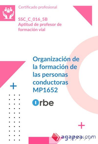 1652. Organización de la formación de las personas conductoras SSC_C_016_5B 1652. Organización de la formación de las personas conductoras SSC_C_016_5B