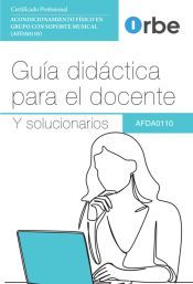 Portada de Gu&iacute;a del docente. AFDA0110. Acondicionamiento f&iacute;sico en grupo con soporte musical
