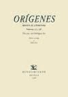 Orígenes. Revista de Literatura, números 35 y 36