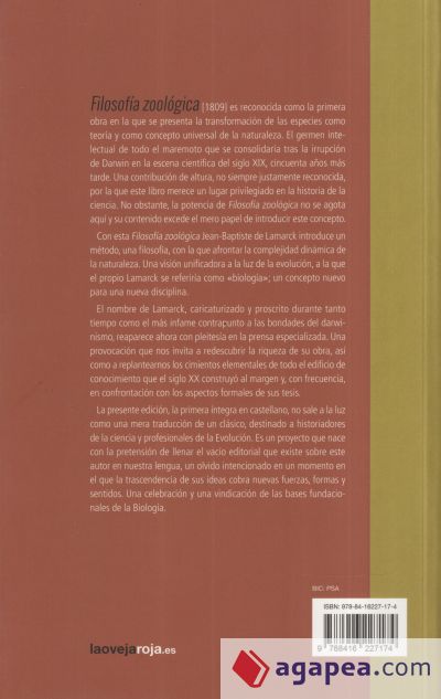 FILOSOFÍA ZOOLÓGICA FILOSOFÍA ZOOLÓGICA