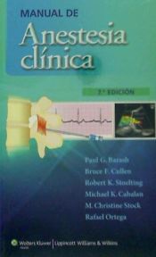 Portada de MANUAL DE ANESTESIA CLÍNICA, 7º EDICIÓN