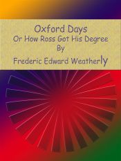 Portada de Oxford Days: Or How Ross Got His Degree (Ebook)