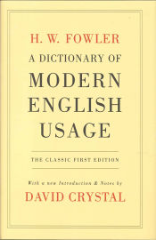 Portada de A Dictionary of Modern English Usage