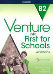 Portada de Venture First for Schools B2 Workbook Without Key Pack