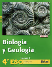 Portada de Adarve Biología y Geología 4º ESO  Libro del Alumno Versión Trimestral Castilla y León (Volúmenes 1,2,3,4)