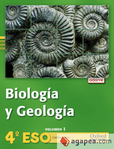 Adarve Biología y Geología 4º ESO  Libro del Alumno Versión Trimestral Castilla y León (Volúmenes 1,2,3,4)