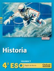 Portada de Adarve Historia 4º ESO  Libro del Alumno Version Trimestral Murcia (Volúmenes 1,2,3,4)