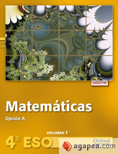 Adarve Matemática 4º ESO  Libro del Alumno + CD Alumno Versión Trimestral (Volúmenes 1,2,3)