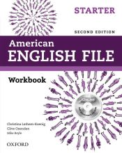 Portada de American English File 2nd Edition Starter. Workbook without Answer Key Pack