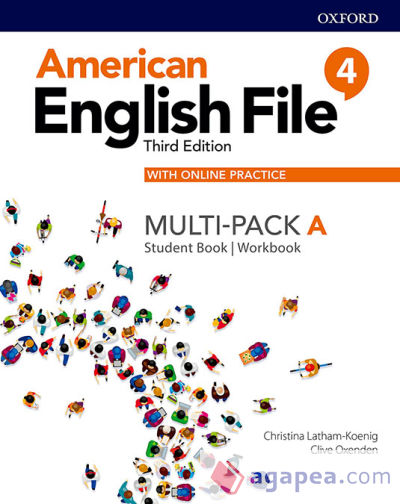 American English File Level 4 Student Book/Workbook Multi-Pack a with Online Practice