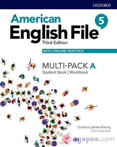 American English File Level 5 Student Book/Workbook Multi-Pack a with Online Practice