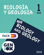 Portada de Biología y Geología 1º ESO. GENiOX Programa Bilingüe Murcia