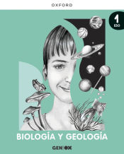 Portada de Biología y Geología 1º ESO. Libro del estudiante. GENiOX (Aragón)