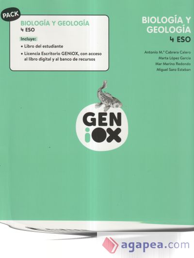 Biología y Geología 4º ESO. Libro del estudiante. GENiOX